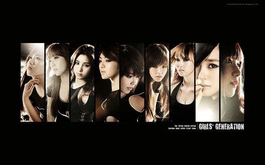 Обои на рабочий стол Группа Girls generation, k-pop, Yuri, Taeyeon, Seohyun, Hyoyeon, Sooyoung, Sunny, Jessica, Tiffany, Yoona, постер, Южная Корея