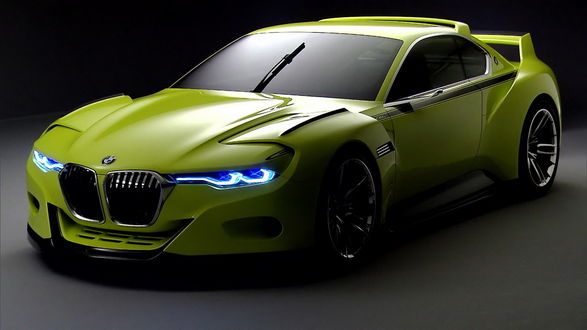 Обои на рабочий стол Bmw 3 на темном фоне