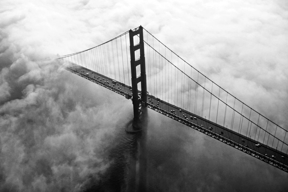 Обои для рабочего стола Мост Золотые ворота / the Golden Gate Bridge, Сан-Франциско / San Francisco