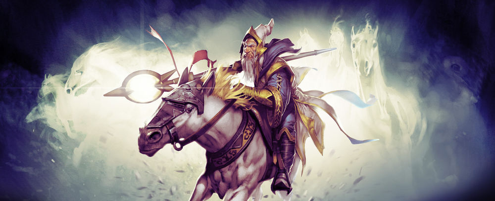 Обои для рабочего стола Keeper of the Light из игры Dota 2 / Дота 2