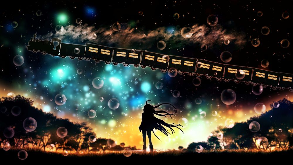 Обои для рабочего стола Vocaloid IA / Вокалоид Йа, art by harada miyuki