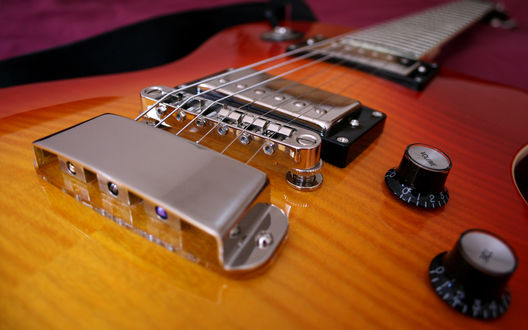 Обои на рабочий стол Гитара, фрагмент, Hagstrom Deluxe