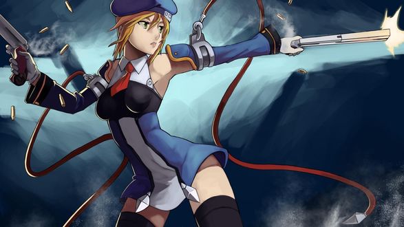 Обои на рабочий стол Noel / Ноель из аниме и игры Blazblue
