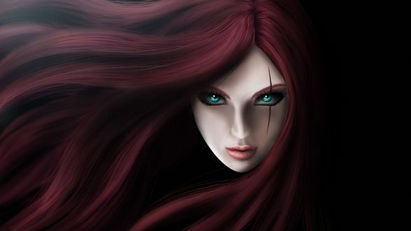 Обои на рабочий стол Кatarina / Катарина из игры League of Legends / Лига Легенд