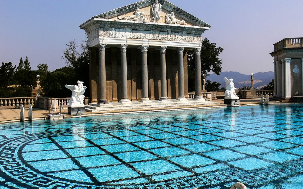 Обои для рабочего стола Бассейн Нептуна San Simeon / Сан-Симеон, California / Калифорния, USA / США