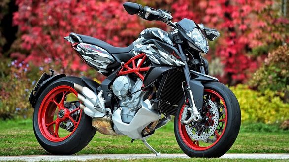 Обои на рабочий стол Мотоцикл MV Agusta Rivale 800 Urban Camo