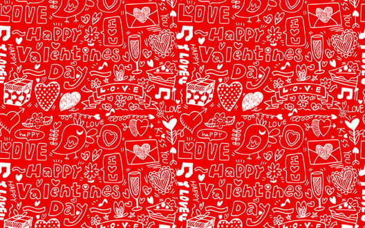 Обои на рабочий стол Happy Valentines Day / Счастливого дня валентина