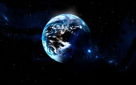 Обои на рабочий стол Красивая планета Земля