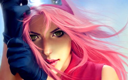 Обои на рабочий стол Sakura Haruno / Сакура Харуно из аниме Naruto / Наруто