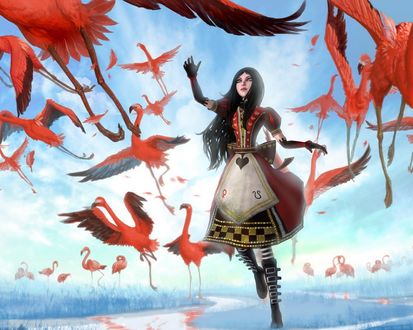Обои на рабочий стол Alice / Алиса из игры American McGees Alice: Madness Returns