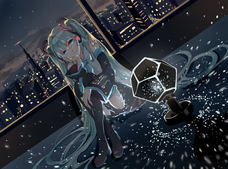 Обои на рабочий стол Vocaloid Hatsune Miku / Вокалоид Хатсуне Мику