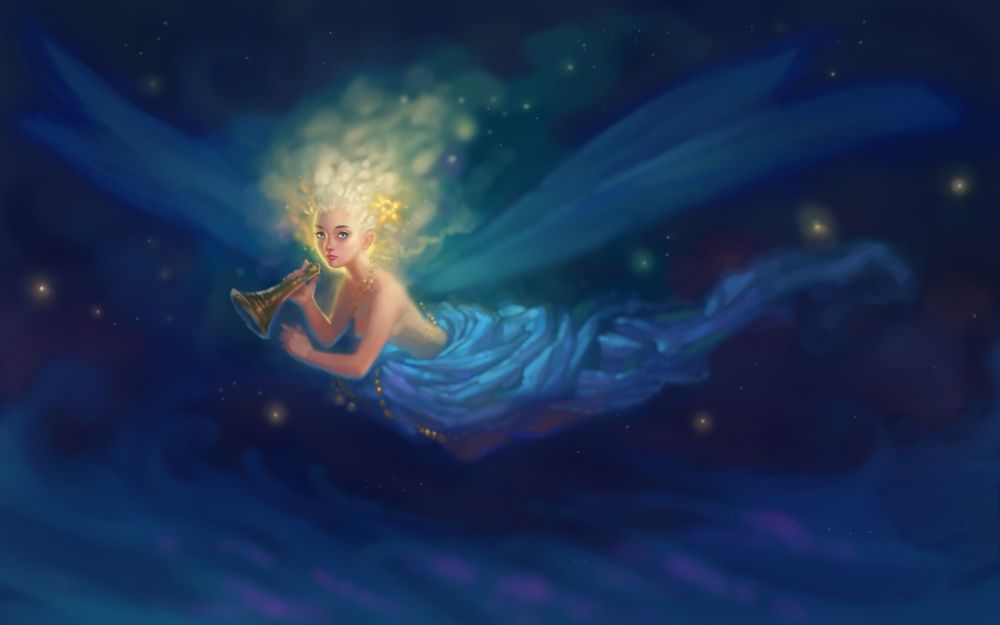 Обои для рабочего стола Фея Динь-Динь / Tinker Bell из мультфильма Питер Пэн / Peter Pan, by any-s-kill