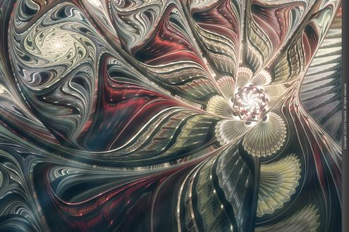 Обои на рабочий стол Gravity of Everlasting Bliss фрактальная абстракция от Xyrus02