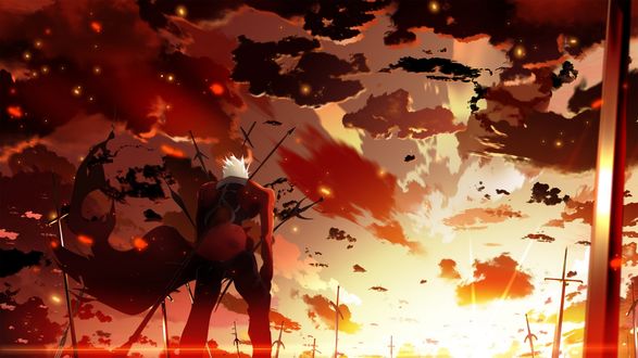 Обои на рабочий стол Аниме Fate Stay Night, Арчер, Эмио Широ