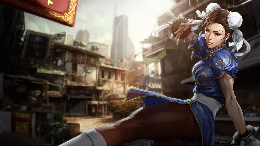 Обои для рабочего стола Chun Li-персонаж серии мультиплатформенных видеоигр Street Fighter