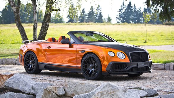 Обои на рабочий стол Bentley Continental GT Speed Convertible, 2016года
