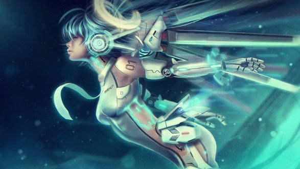 Обои на рабочий стол Vocaloid Hatsune Miku / Вокалоид Хатсуне Мику