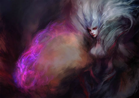 Обои на рабочий стол Vengeful Spirit / Дух Мщения из игры Dota 2