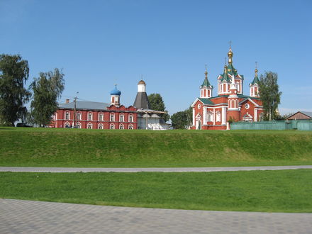 Обои на рабочий стол Брусенский монастырь, город Коломна