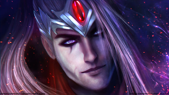 Обои на рабочий стол Varus - the Arrow of Retribution / Варус - Стрела Возмездия из игры Лига Легенд / League of Legends, by MagicnaAnavi