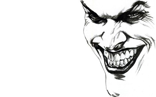Самодовольная улыбка Джокера | Премиум Фото