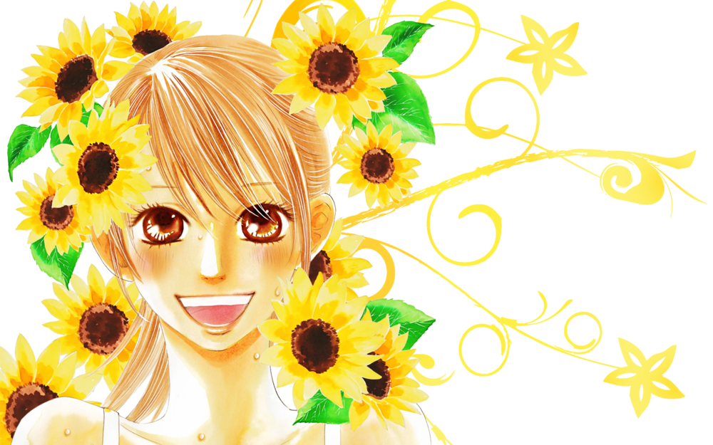 Обои для рабочего стола Чихая Аясэ / Chihaya Ayase из аниме Яркая Чихая / Chihayafuru