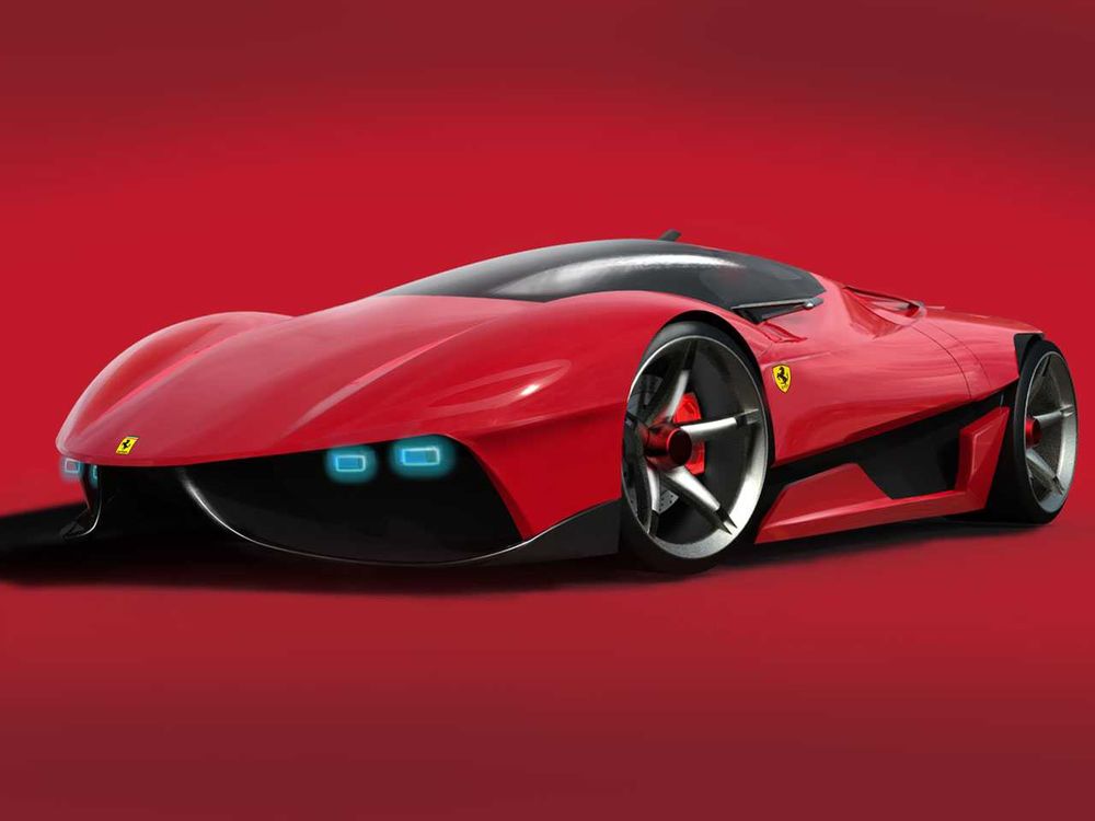 Обои для рабочего стола Ferrari EGO insurance