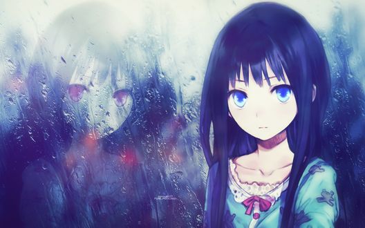Обои на рабочий стол Юко Сиондзи / Yuuko Shionji из аниме Записная книжка Бога / Kamisama no Memochou