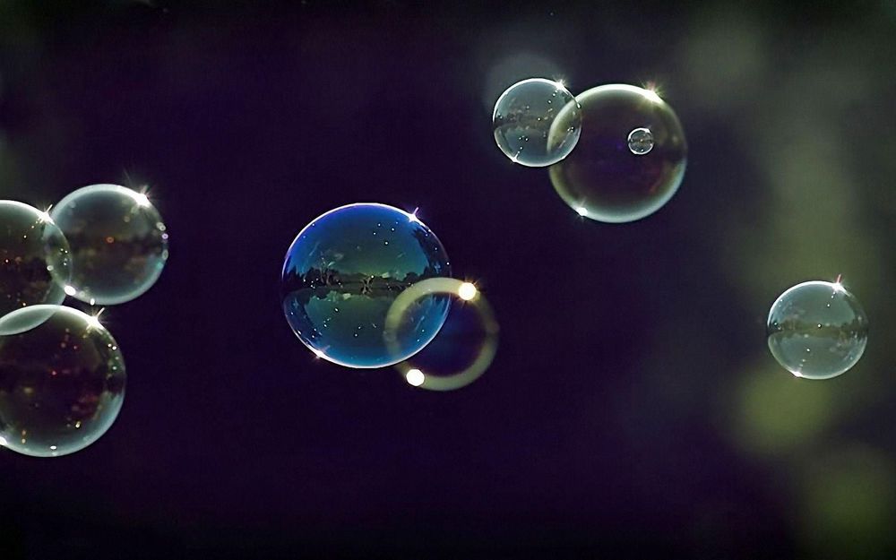 Обои пузыри в интерьере