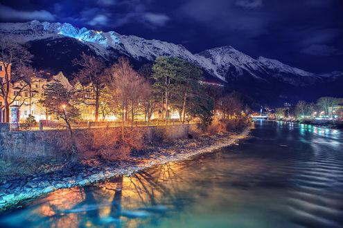 Обои на рабочий стол Innsbruck, Austria / Инсбрук, Австрия, фотограф Ilia Smirnov