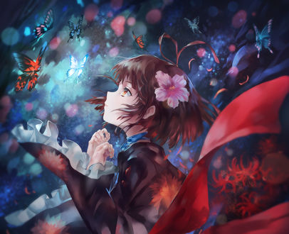 Обои на рабочий стол Мумэй / Mumei из аниме Кабанэри железной крепости / Koutetsujou no Kabaneri, by Azoth