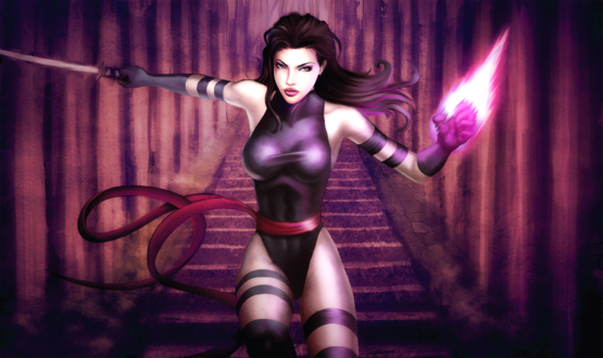 Обои на рабочий стол Элизабет Брэддок / Elizabeth Braddock / Псайлок / Psylocke - вымышленный персонаж комиксов издательства «Marvel Comics»