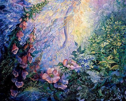 Обои на рабочий стол Сказочный лес Жозефины Уолл / Josephine Wall