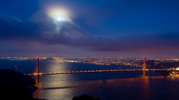 Обои на рабочий стол Мост Золотые Ворота в Сан-Франциско / The Golden Gate Bridge in San Francisco by Dirk Seifert