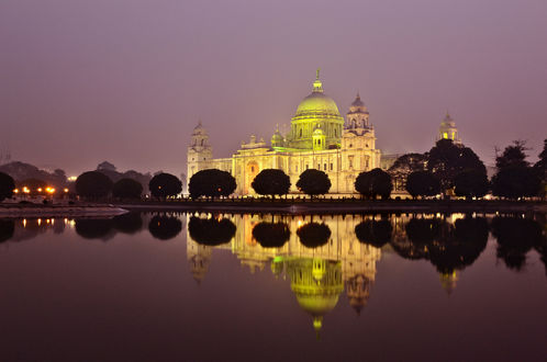Обои на рабочий стол India, Kolkata, Victoria memorial / Индия, Калькутта, мемориал Виктории