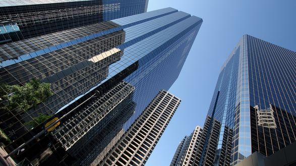 Обои на рабочий стол Высотные здания в New York