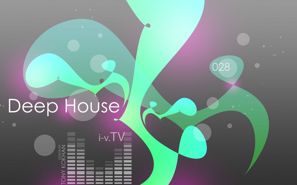 Обои для рабочего стола Музыкальное направление Deep House (Design by Tony Kokhan)