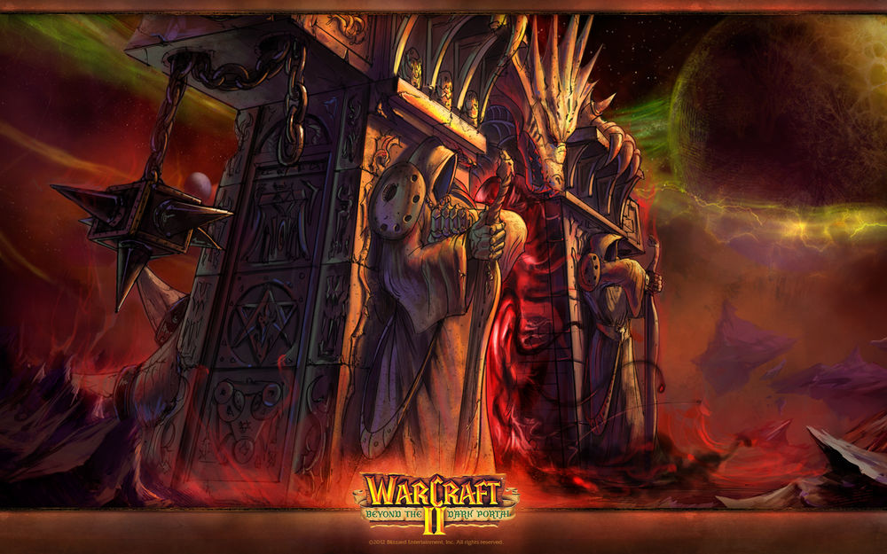 Обои для рабочего стола Темный Портал / арт к игре WarCraft II