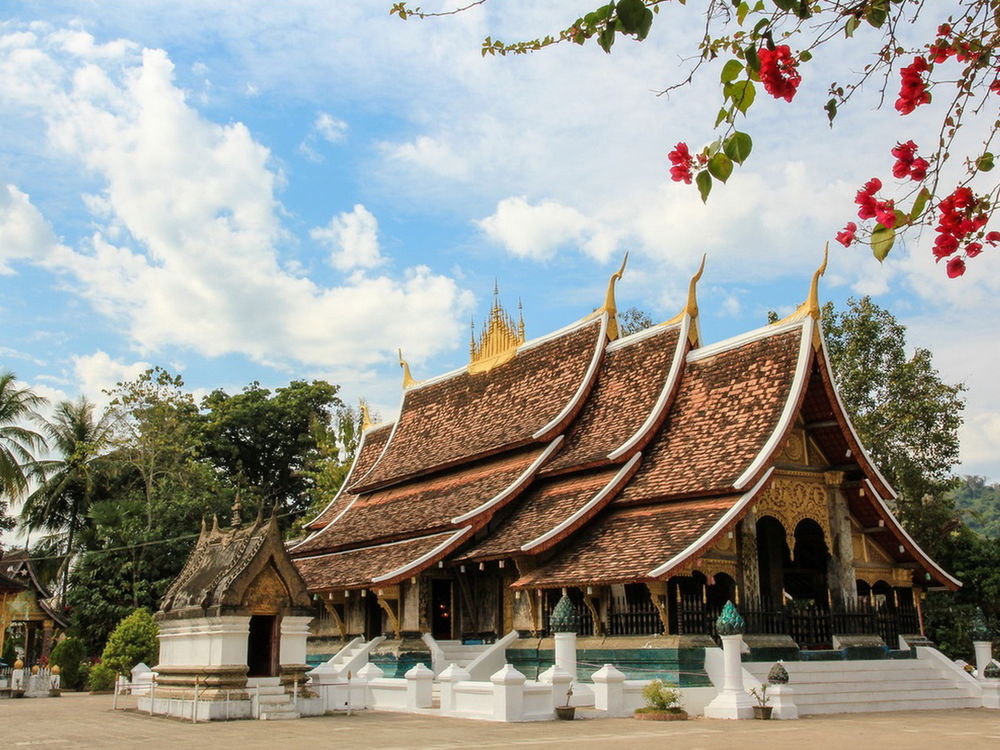 Обои для рабочего стола Лаос, буддийский храм, Wat xieng thong / Ват Сиенг Тхонг