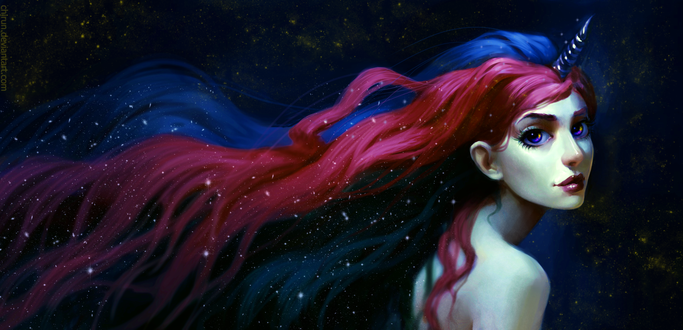 Обои на рабочий стол Принцесса Селестия / Princess Celestia из мультсериала Моя маленькая пони: Дружба — это чудо / My Little Pony: Friendship Is Magic, by chirun