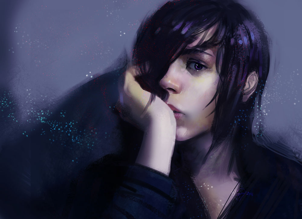 Обои для рабочего стола Touka Kirishima / Тока Кирисима из аниме Tokyo Ghoul / Токийский Гуль, by GuppyBlue