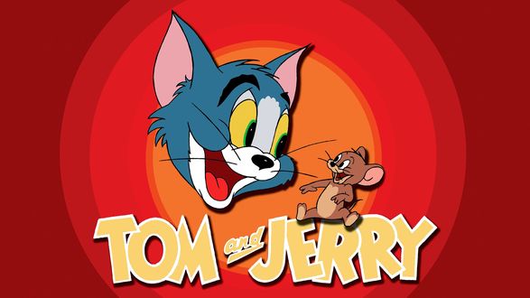 Обои на рабочий стол Логотип мульсериала TOM & JERRY