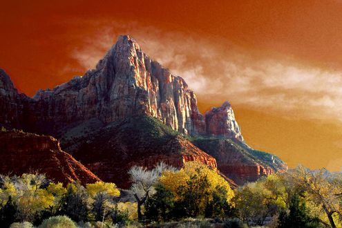 Обои на рабочий стол Горы в Zion National Park / национальном парке Зайон, фотограф Patrick Payne