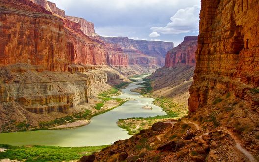 Обои на рабочий стол Гранд-Каньон, штат Аризона, США / Grand Canyon, Arizona, USA