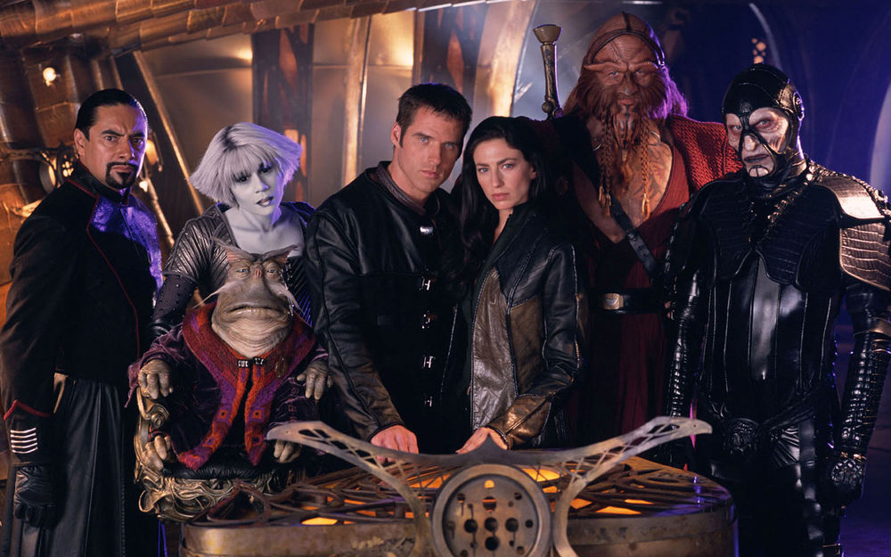 Обои на рабочий стол Персонажи фантастического сериала Farscape На краю Вселенной Байалар 