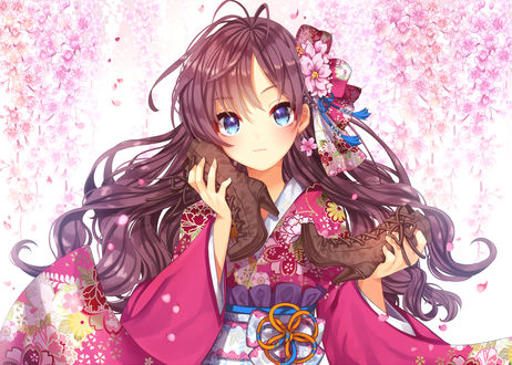 Обои на рабочий стол Ichinose Shiki / Ичиносе Шики держит в руках сапожки, из аниме THE iDOLM@STER: Cinderella Girls / Идолмастер:девушки-золушки, art by GAMBE