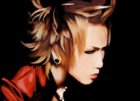 Обои на рабочий стол Ruki / Руки-участник японской visual kei рок-группы The GazettE