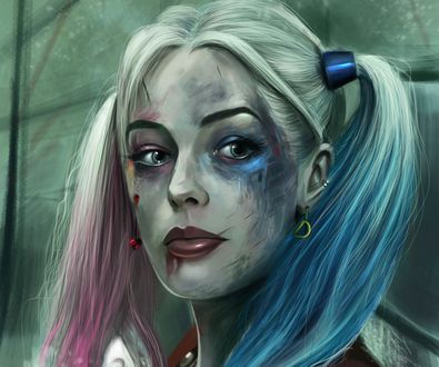 Обои на рабочий стол Harley Quinn / Харли Квинн, by Ya&;ar VURDEM