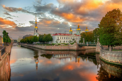Обои на рабочий стол Осень на Крюковом канале, фотограф Гордеев Эдуард