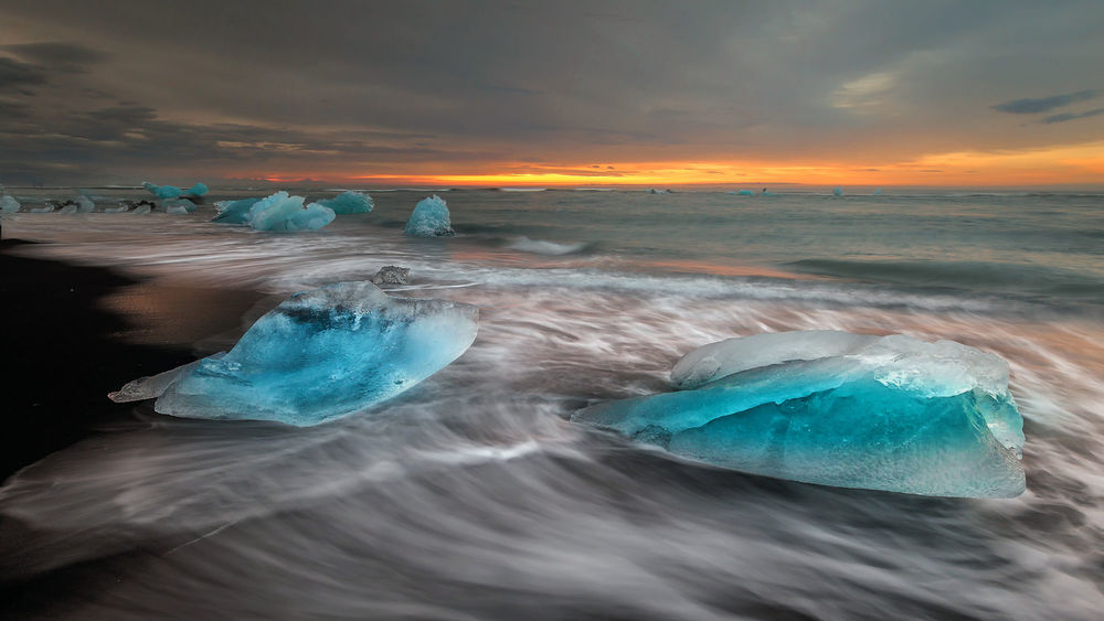 Обои для рабочего стола Голубые льды, фотограф wim denijs